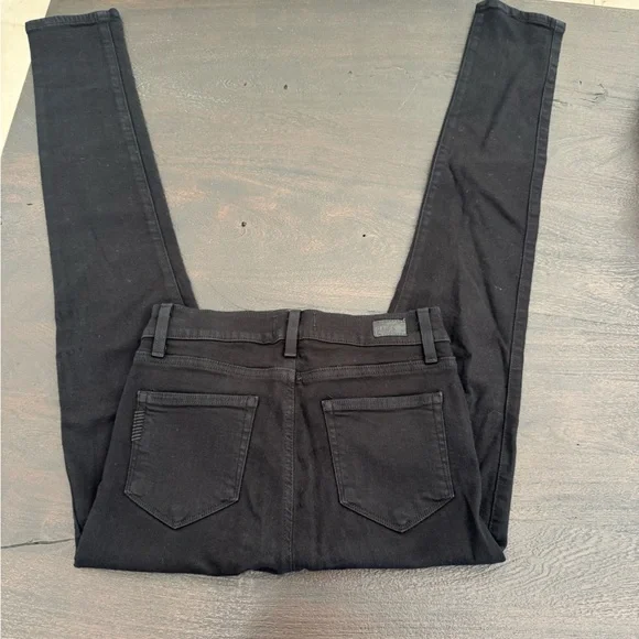 Paige Verdugo Ultra Skinny Black Jeans Size 28 - Picture 4 of 5